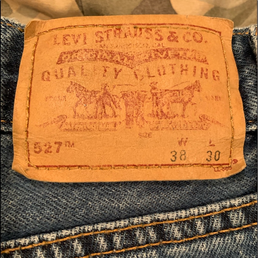 LEVIS 527 Low Rise Boot Jeans 38 x 30 - Picture 2 of 6